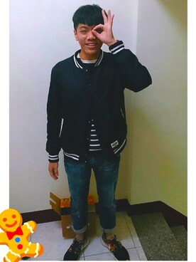 「CACO（カコ）のアイテム（ジャケット/アウター）」を使った、boyfriend_benさん（メンズ・175cm）の夏コーディネート