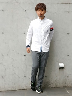 「リブ　」｜yosukeさん（メンズ・170cm）の秋コーディネート