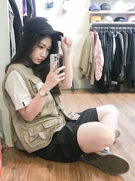 「places+faces」｜Moët さん（レディース・166cm）の夏コーディネート