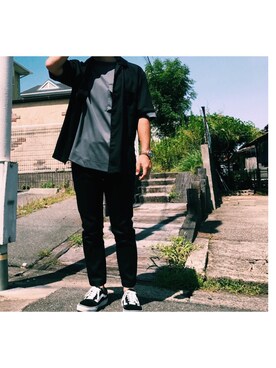 poKuToさん（メンズ・160cm）の夏コーディネート