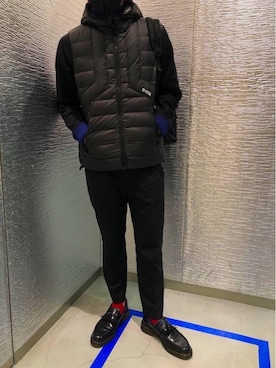 「DIESEL（ディーゼル）のアイテム（その他アウター）」を使った、1tk111さん（メンズ・178cm）の秋コーディネート