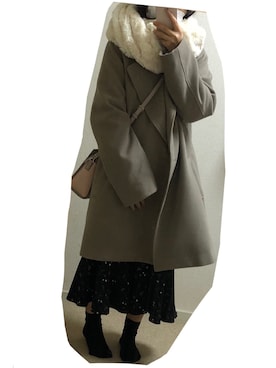 「スヌード」｜「アイテム（その他アウター）」を使った、ゆいさん（レディース・149cm）の冬コーディネート