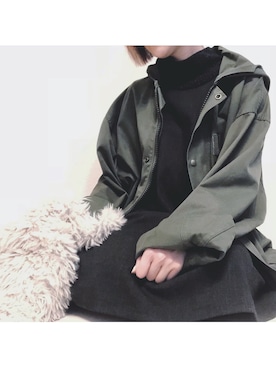 「note et silence （ノートエシロンス）のアイテム（ワンピース/ドレス）」を使った、narumi.さん（レディース・162cm）の秋コーディネート