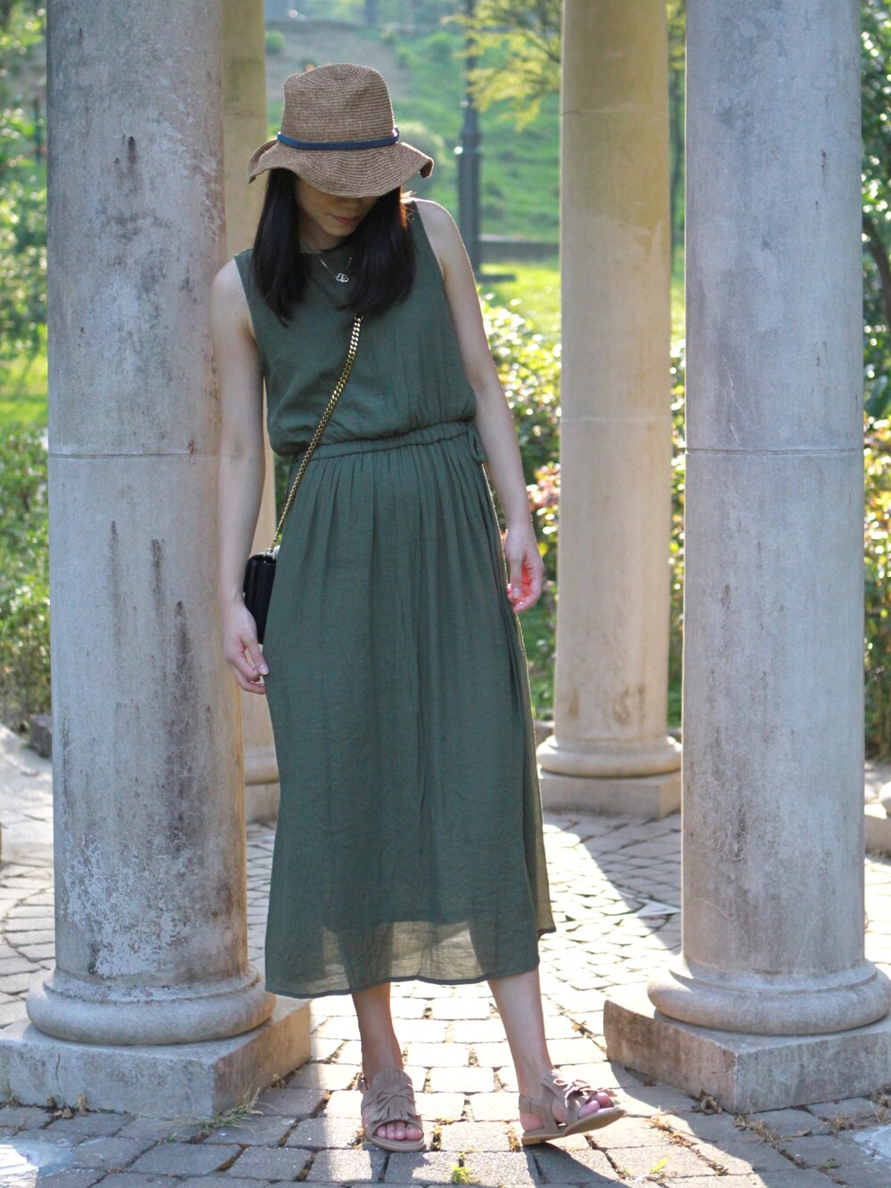 「summer、girl」｜「niko and...のアイテム（ハット、ベージュ系）」を使った、Back To Basicsさん（レディース・164cm）の秋コーディネートの1枚目の写真