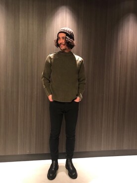 hyshmt01さん（メンズ・171cm）の冬コーディネート