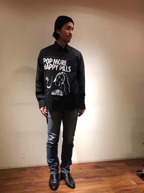 Hysteric Glamour阪急ﾒﾝｽﾞ東京店hyshmt01さんのブーツを使ったコーディネート Zozotown