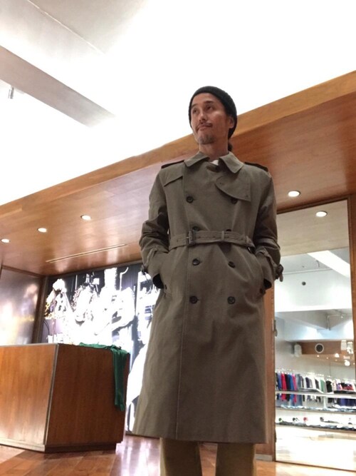 Hysteric Glamour阪急ﾒﾝｽﾞ東京店hyshmt01さんのトレンチコートを使ったコーディネート Zozotown