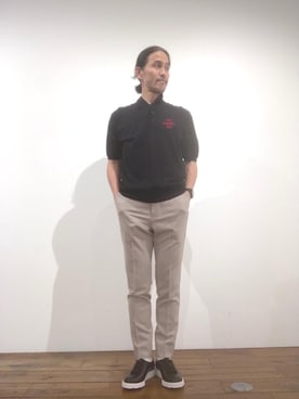 「HYSTERIC GLAMOUR（ヒステリックグラマー）のアイテム（その他シューズ）」を使った、hyshmt01さん（メンズ・171cm）の冬コーディネート
