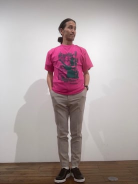 「HYSTERIC GLAMOUR（ヒステリックグラマー）のアイテム（その他シューズ）」を使った、hyshmt01さん（メンズ・171cm）の冬コーディネート