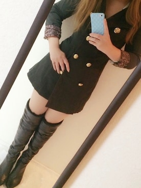 「アニマル」｜「アイテム（トレンチコート）」を使った、Jolieさん（レディース・160cm）の秋コーディネート