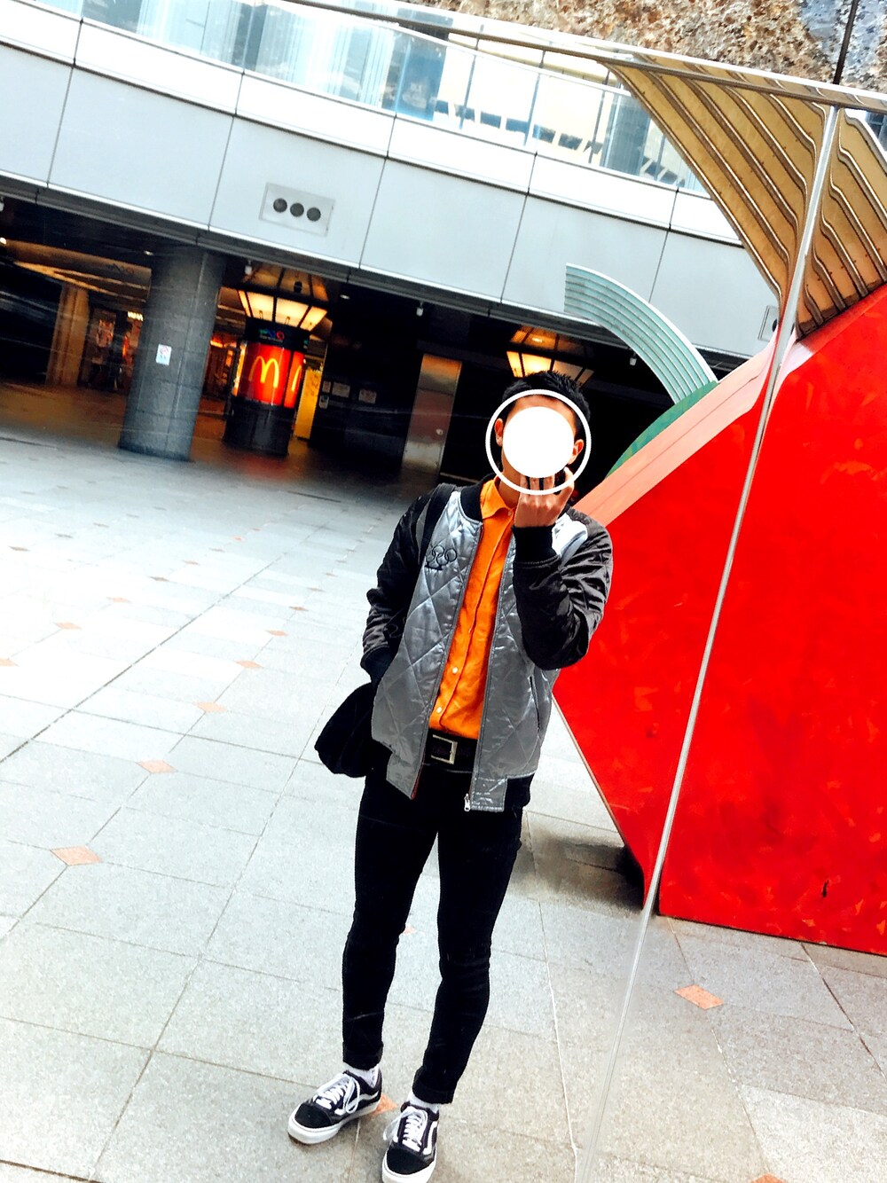 「冬」｜「PUNK DRUNKERSのアイテム（その他アウター、シルバー系）」を使った、yu_taroさん（メンズ・174cm）の冬コーディネートの1枚目の写真