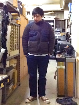 「CAT'S PAW（キャッツポウ）のアイテム」を使った、Koutankさん（メンズ・168cm）の冬コーディネート