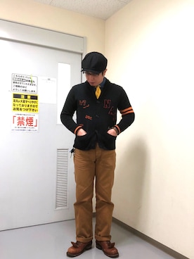 「CALEE（キャリー）のアイテム（アクセサリー）」を使った、Koutankさん（メンズ・168cm）の春コーディネート