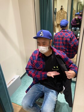 「DIESEL（ディーゼル）のアイテム（ブルゾン）」を使った、Hoshさん（メンズ・182cm）の秋コーディネート