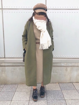 「slickmist（スリックミスト）のアイテム」を使った、𝖬 𝗂 𝗒 𝗎さん（レディース・157cm）の冬コーディネート