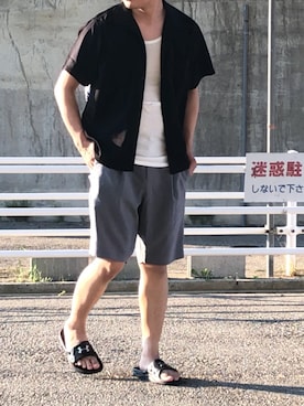 なかむらしょうさん（メンズ・169cm）の夏コーディネート