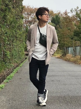 「ハイカット」｜なかむらしょうさん（メンズ・169cm・20代）の秋コーディネート