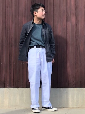「ハイカット」｜なかむらしょうさん（メンズ・169cm）の春コーディネート