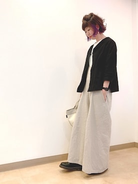 「Samansa Mos2 blue（サマンサモスモスブルー）のアイテム（アクセサリー）」を使った、reesanさん（レディース・162cm）の春コーディネート