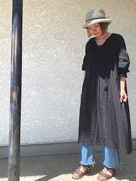 「お家BBQ」｜reesanさん（レディース・162cm）の春コーディネート