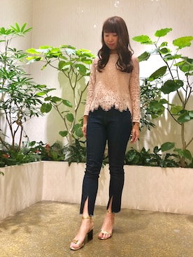 「JILL STUART（ジルスチュアート）のアイテム（パンツ）」を使った、Kurumiさん（レディース・160cm）の冬コーディネート