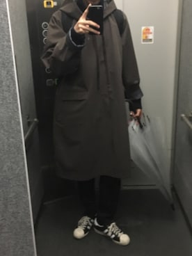 「SUNSEA（サンシー）のアイテム（その他アウター）」を使った、sawさん（メンズ・175cm）の春コーディネート