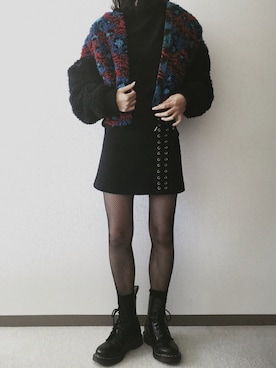 「KENZO」｜「アイテム（ブルゾン）」を使った、satooさん（レディース・162cm）の冬コーディネート