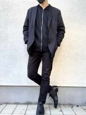 「GAP（ギャップ）のアイテム（ブルゾン）」を使った、morioさん（メンズ・171cm）の春コーディネート