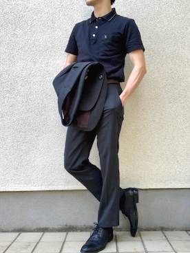 「ビジネスコーデ」｜morioさん（メンズ・171cm）の春コーディネート