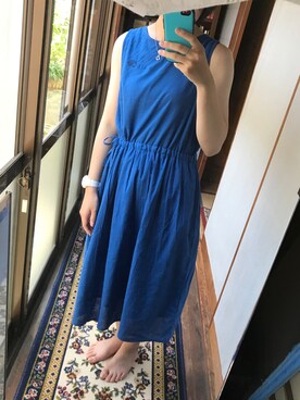 「rough（ラフ）のアイテム」を使った、ちーちゃんさん（レディース・160cm）の夏コーディネート