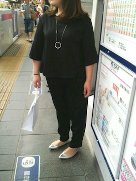 「YECCA VECCA（イェッカヴェッカ）のアイテム（セットアップ）」を使った、mineさん（レディース・152cm）の春コーディネート