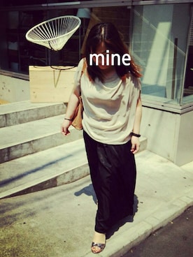 「ノーリーズ」｜mineさん（レディース・152cm）の夏コーディネート