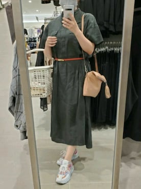 「TICCA（ティッカ）のアイテム（ワンピース）」を使った、0806bonobonoさん（レディース・152cm）の夏コーディネート