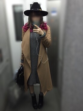 「EMODA（エモダ）のアイテム（ブーティ）」を使った、コックﾁｬﾝさん（レディース・162cm）の夏コーディネート