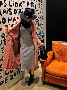 「EMODA（エモダ）のアイテム（ブーティ）」を使った、コックﾁｬﾝさん（レディース・163cm）の夏コーディネート