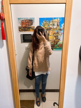 「Ungrid（アングリッド）のアイテム（その他トップス）」を使った、rs_momさん（レディース・162cm）の冬コーディネート