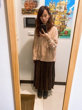 「Ungrid（アングリッド）のアイテム（その他トップス）」を使った、rs_momさん（レディース・162cm）の冬コーディネート