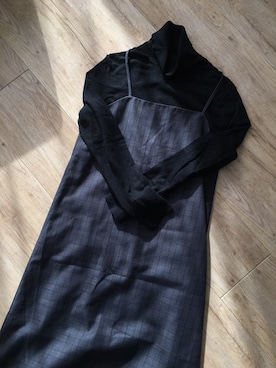 「GAP（ギャップ）のアイテム（ニット/セーター、ブラック系）」を使った、のなめさん（レディース・150cm）の冬コーディネート