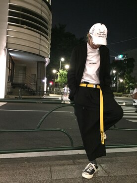 「MARTIN MARGIELA（マルタンマルジェラ）のアイテム」を使った、サトウ コウタさん（メンズ・179cm）の春コーディネート