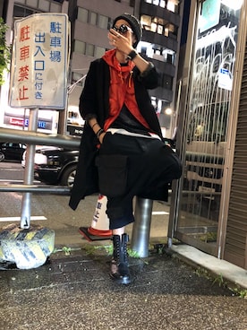 「ロイヤルフラッシュ」｜「アイテム（ブーツ）」を使った、サトウ コウタさん（メンズ・179cm）の春コーディネート