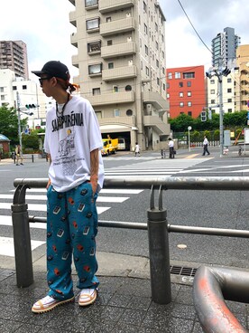 「Azuma.（アズマ）のアイテム（パンツ）」を使った、サトウ コウタさん（メンズ・179cm）の春コーディネート