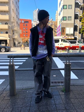 「THE inc.（ザ インク）のアイテム」を使った、サトウ コウタさん（メンズ・179cm）の冬コーディネート