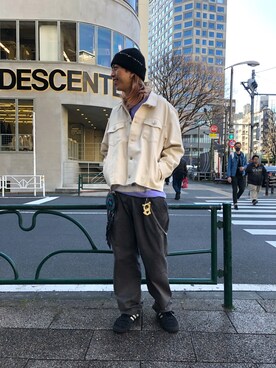 「FACCIES（ファチーズ）のアイテム（ジャケット/アウター）」を使った、サトウ コウタさん（メンズ・179cm）の冬コーディネート