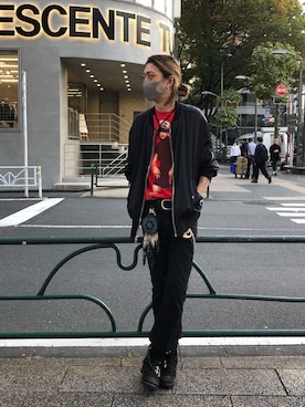 「RtA（アールティーエー）のアイテム」を使った、サトウ コウタさん（メンズ・179cm）の秋コーディネート