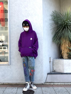 「CONS SBのアイテム」を使った、サトウ コウタさん（メンズ・179cm）の冬コーディネート