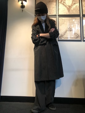 「ROBES&CONFECTIONS（ローブスコンフェクションズ）のアイテム（ジャケット/アウター）」を使った、サトウ コウタさん（メンズ・179cm）の春コーディネート