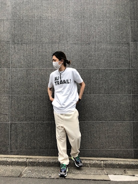 「DSQUARED2（ディースクエアード）のアイテム（シューズ）」を使った、サトウ コウタさん（メンズ・179cm）の春コーディネート