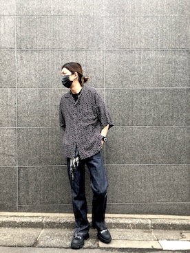 「APOCRYPHA.（アポクリファ）のアイテム（パンツ）」を使った、サトウ コウタさん（メンズ・179cm）の春コーディネート