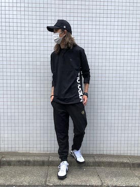 「DSQUARED2（ディースクエアード）のアイテム（シューズ）」を使った、サトウ コウタさん（メンズ・179cm）の夏コーディネート