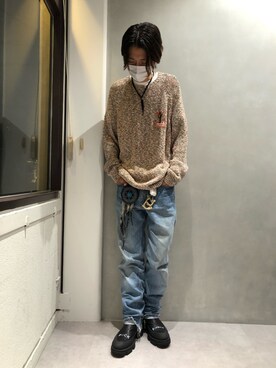 「ALANUI（アラヌイ）のアイテム」を使った、サトウ コウタさん（メンズ・179cm）の夏コーディネート